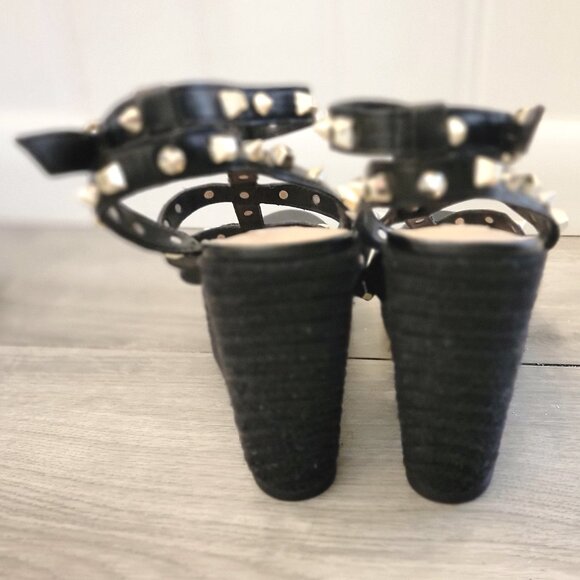 Steven by Steven Madden NWT Scoutt caged croc gladiator espadrilles - Picture 10 of 11